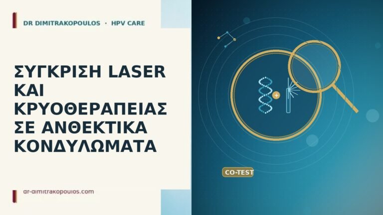 laser έναντι κρυοθεραπείας