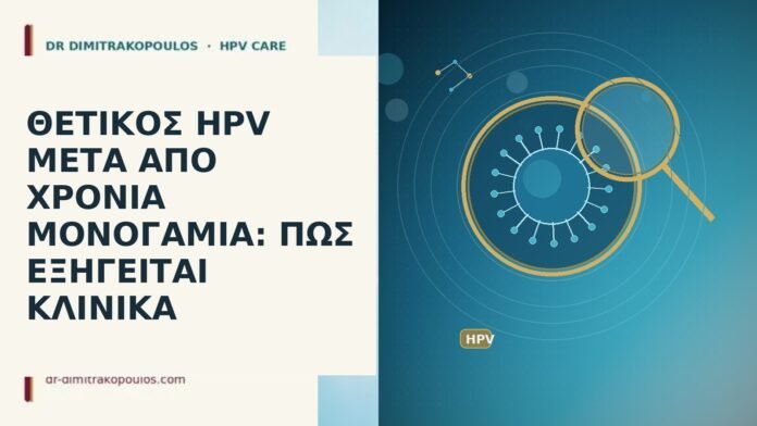 Θετικός HPV μετά από χρόνια μονογαμία: πώς εξηγείται κλινικά HPV μονογαμία θετικός