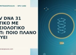 HPV DNA 31 θετικό με φυσιολογικό Παπ: ποιο πλάνο ισχύει HPV DNA 31 θετικό