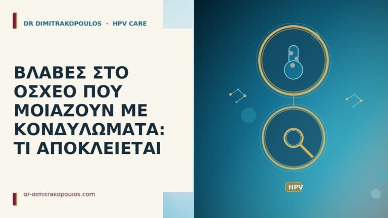 βλάβες όσχεο κονδυλώματα