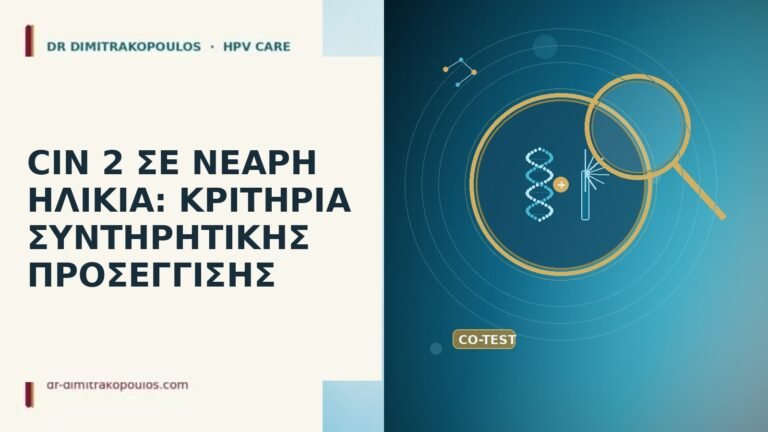 CIN 2 νεαρή ηλικία