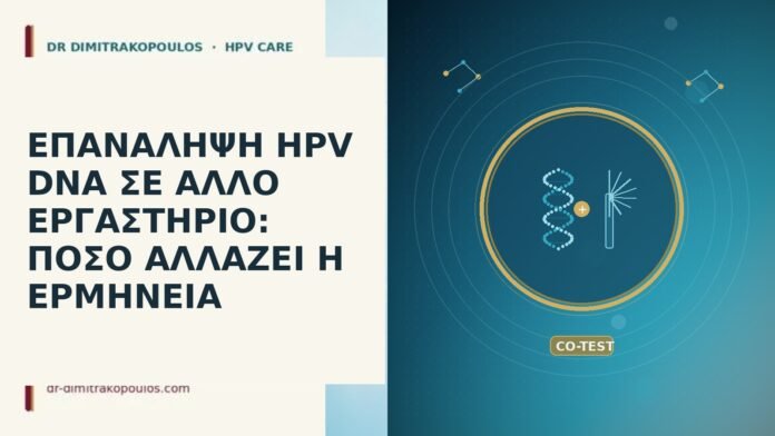 Επανάληψη HPV DNA σε άλλο εργαστήριο: πόσο αλλάζει η ερμηνεία επανάληψη HPV DNA εργαστήριο