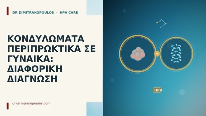 Κονδυλώματα περιπρωκτικά σε γυναίκα: διαφορική διάγνωση κονδυλώματα περιπρωκτικά