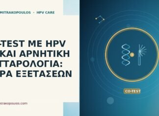 co-test HPV 16 αρνητική κυτταρολογία