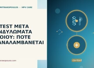 co-test μετά κονδυλώματα αιδοίου
