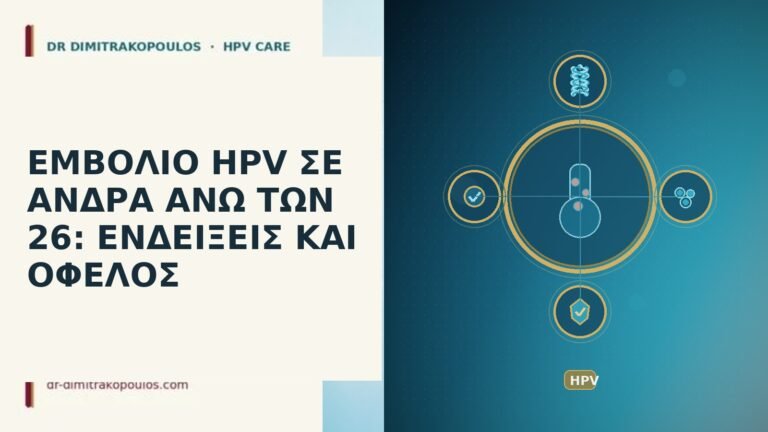 εμβόλιο HPV άνδρας άνω 26