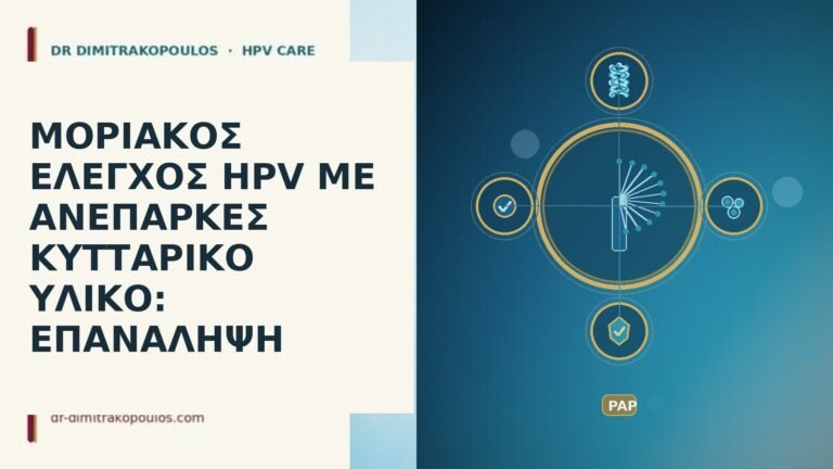 HPV ανεπαρκές κυτταρικό υλικό