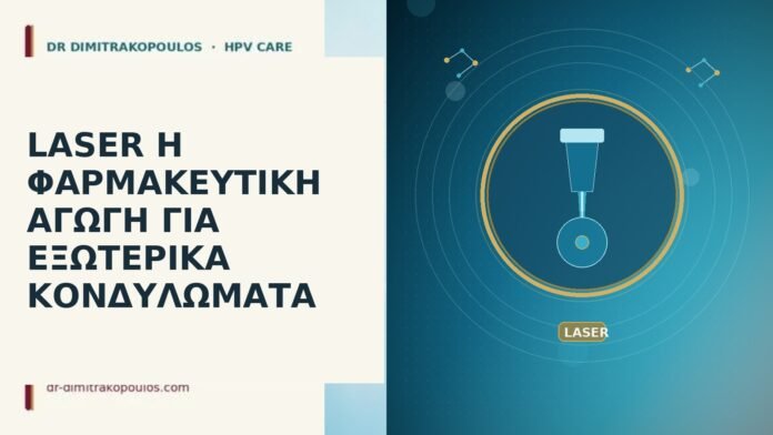 Laser ή φαρμακευτική αγωγή για εξωτερικά κονδυλώματα laser ή φαρμακευτική αγωγή κονδυλώματα