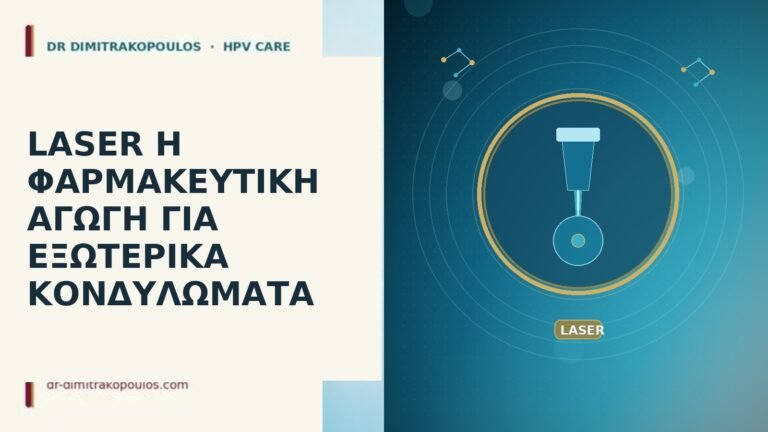laser ή φαρμακευτική αγωγή κονδυλώματα