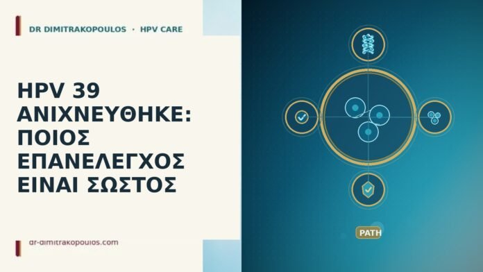 HPV 39 ανιχνεύθηκε επανέλεγχος