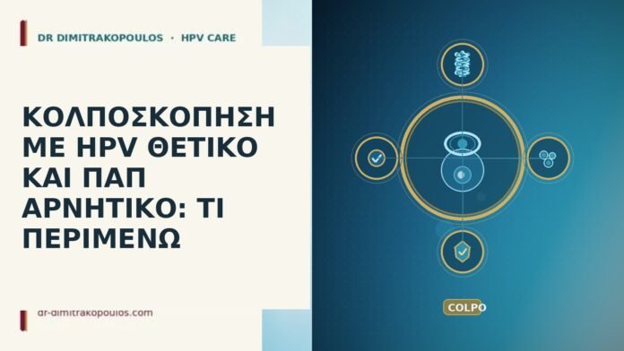 κολποσκόπηση HPV θετικό Παπ αρνητικό