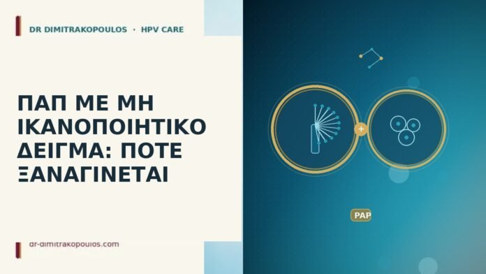 μη ικανοποιητικό Παπ επανάληψη