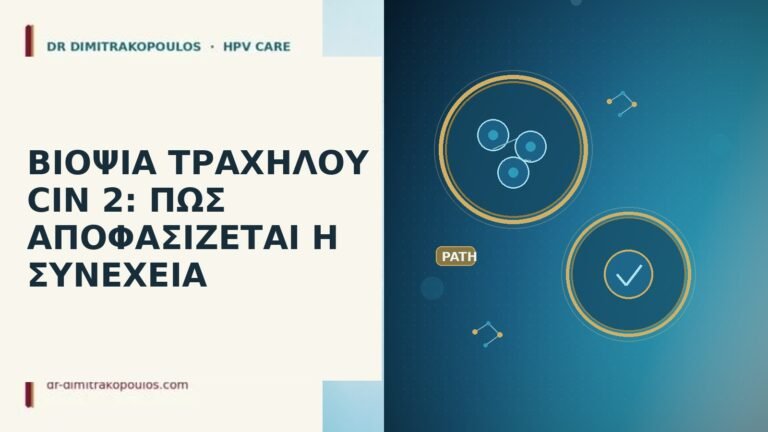 βιοψία τραχήλου CIN 2
