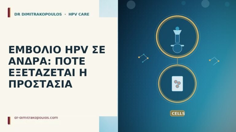 εμβόλιο HPV άνδρας