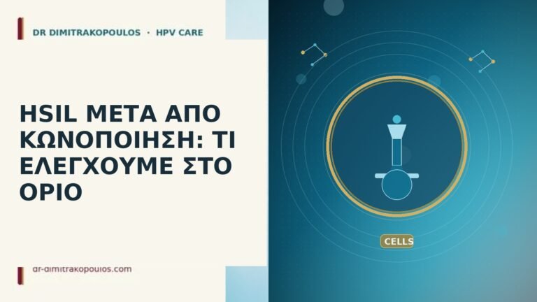 HSIL μετά κωνοποίηση όρια