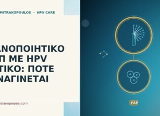 μη ικανοποιητικό Παπ HPV θετικό