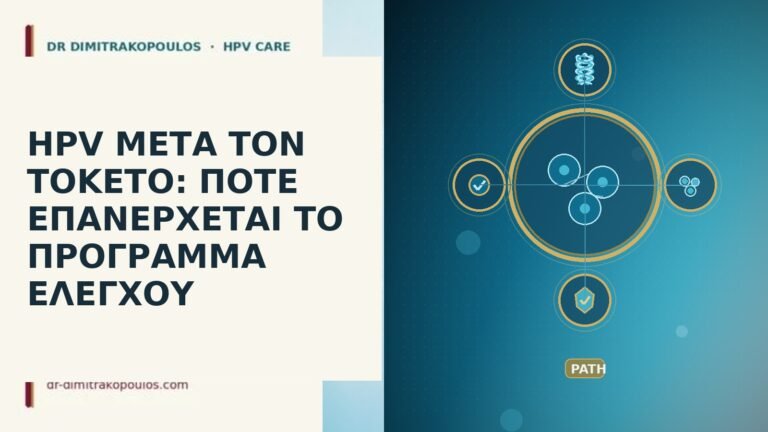 HPV μετά τον τοκετό επανέλεγχος