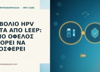 ΕΜΒΟΛΙΟ HPV ΜΕΤΑ ΑΠΟ LEEP: ΠΟΙΟ ΟΦΕΛΟΣ ΜΠΟΡΕΙ ΝΑ ΠΡΟΣΦΕΡΕΙ εμβόλιο HPV μετά LEEP