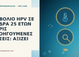 ΕΜΒΟΛΙΟ HPV ΣΕ ΑΝΔΡΑ 25 ΕΤΩΝ ΧΩΡΙΣ ΠΡΟΗΓΟΥΜΕΝΕΣ ΔΟΣΕΙΣ: ΑΞΙΖΕΙ εμβόλιο HPV άνδρας 25 χωρίς δόσεις
