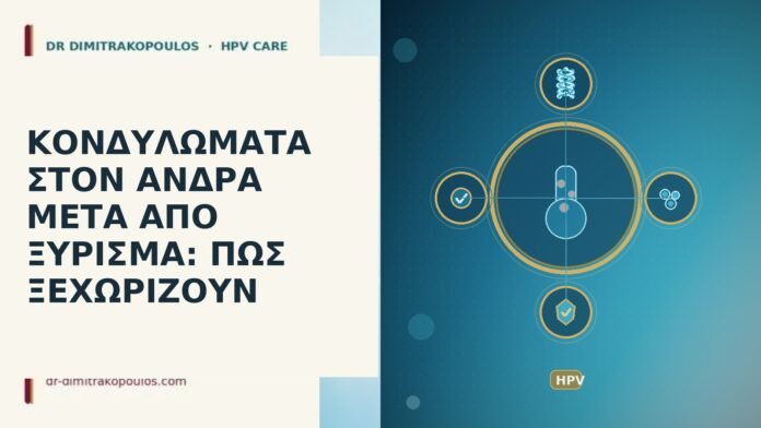 κονδυλώματα άνδρας μετά ξύρισμα