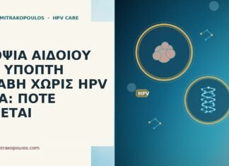 ΒΙΟΨΙΑ ΑΙΔΟΙΟΥ ΓΙΑ ΥΠΟΠΤΗ ΒΛΑΒΗ ΧΩΡΙΣ HPV DNA: ΠΟΤΕ ΓΙΝΕΤΑΙ βιοψία αιδοίου ύποπτη βλάβη