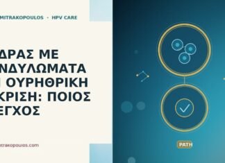 ΑΝΔΡΑΣ ΜΕ ΚΟΝΔΥΛΩΜΑΤΑ ΚΑΙ ΟΥΡΗΘΡΙΚΗ ΕΚΚΡΙΣΗ: ΠΟΙΟΣ ΕΛΕΓΧΟΣ άνδρας κονδυλώματα ουρηθρική έκκριση
