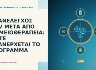 ΕΠΑΝΕΛΕΓΧΟΣ HPV ΜΕΤΑ ΑΠΟ ΧΗΜΕΙΟΘΕΡΑΠΕΙΑ: ΠΟΤΕ ΕΠΑΝΕΡΧΕΤΑΙ ΤΟ ΠΡΟΓΡΑΜΜΑ επανέλεγχος HPV μετά χημειοθεραπεία
