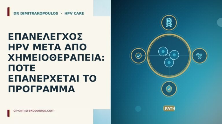 επανέλεγχος HPV μετά χημειοθεραπεία