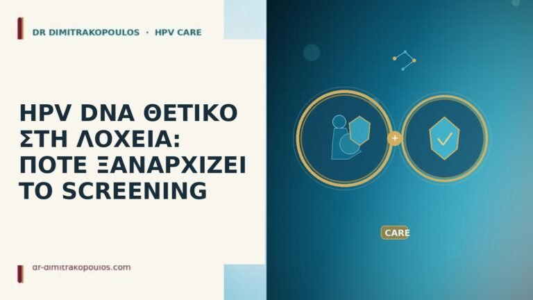 HPV DNA θετικό λοχεία screening