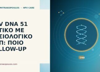 HPV DNA 51 ΘΕΤΙΚΟ ΜΕ ΦΥΣΙΟΛΟΓΙΚΟ ΠΑΠ: ΠΟΙΟ FOLLOW-UP HPV DNA 51 φυσιολογικό Παπ
