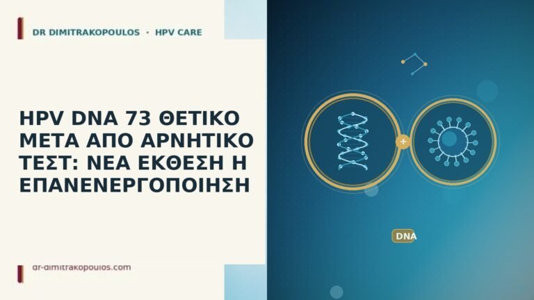 HPV DNA 73 μετά αρνητικό τεστ