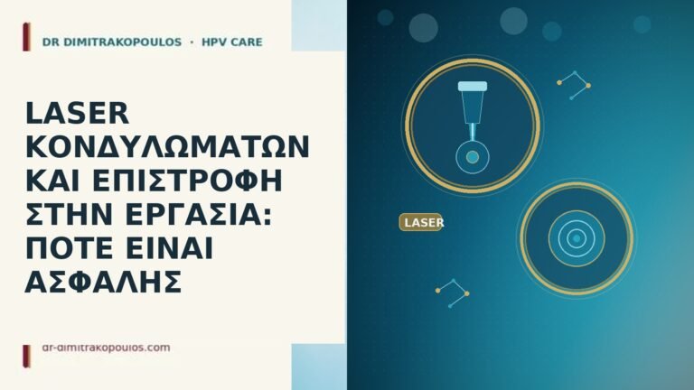 laser κονδυλώματα επιστροφή εργασία
