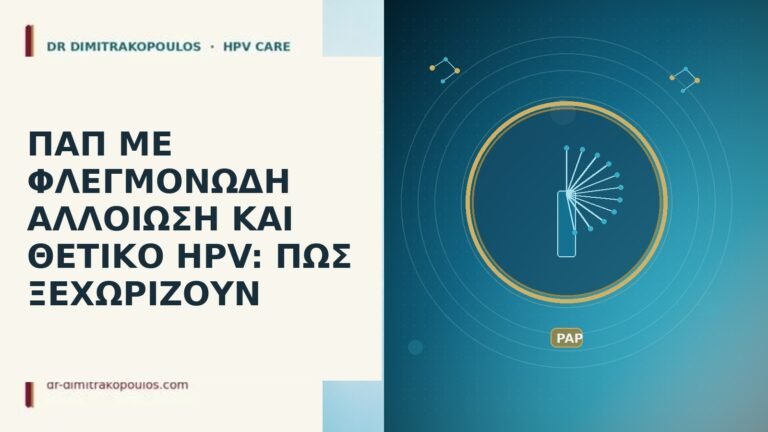 Παπ φλεγμονώδης αλλοίωση θετικό HPV