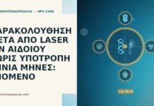 ΠΑΡΑΚΟΛΟΥΘΗΣΗ ΜΕΤΑ ΑΠΟ LASER CIN ΑΙΔΟΙΟΥ ΧΩΡΙΣ ΥΠΟΤΡΟΠΗ ΕΝΝΙΑ ΜΗΝΕΣ: ΕΠΟΜΕΝΟ παρακολούθηση laser CIN αιδοίου εννέα μήνες