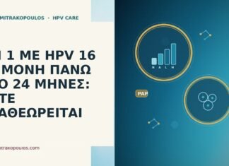 CIN 1 ΜΕ HPV 16 ΕΠΙΜΟΝΗ ΠΑΝΩ ΑΠΟ 24 ΜΗΝΕΣ: ΠΟΤΕ ΑΝΑΘΕΩΡΕΙΤΑΙ CIN 1 HPV 16 επιμονή 24 μήνες