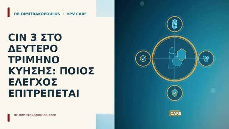 CIN 3 δεύτερο τρίμηνο κύηση
