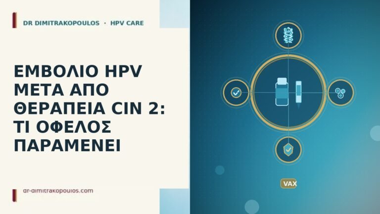 εμβόλιο μετά θεραπεία CIN 2