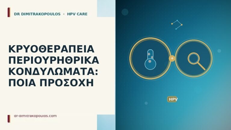 κρυοθεραπεία περιουρηθρικά