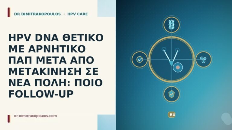 HPV DNA θετικό αρνητικό Παπ μετά μετακόμιση