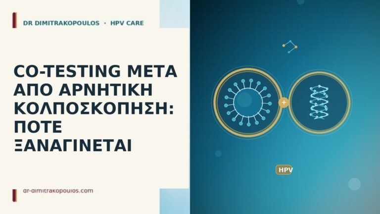 co-testing μετα αρνητικη κολποσκοπηση