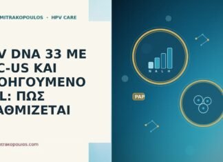 HPV DNA 33 ΜΕ ASC-US ΚΑΙ ΠΡΟΗΓΟΥΜΕΝΟ LSIL: ΠΩΣ ΣΤΑΘΜΙΖΕΤΑΙ HPV DNA 33 ASC-US παλιο LSIL