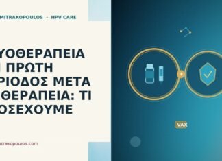κρυοθεραπεια πρωτη περιοδος φροντιδα
