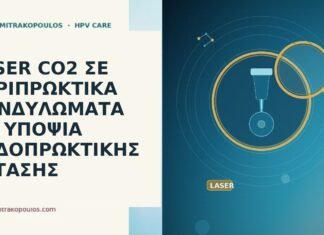 laser CO2 περιπρωκτικα ενδοπρωκτικη εκταση