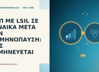 ΠΑΠ ΜΕ LSIL ΣΕ ΓΥΝΑΙΚΑ ΜΕΤΑ ΤΗΝ ΕΜΜΗΝΟΠΑΥΣΗ: ΠΩΣ ΕΡΜΗΝΕΥΕΤΑΙ Παπ LSIL μετα εμμηνοπαυση