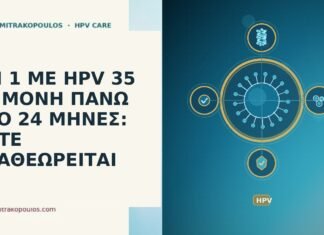 CIN 1 ΜΕ HPV 35 ΕΠΙΜΟΝΗ ΠΑΝΩ ΑΠΟ 24 ΜΗΝΕΣ: ΠΟΤΕ ΑΝΑΘΕΩΡΕΙΤΑΙ CIN 1 HPV 35 επιμονη 24 μηνες