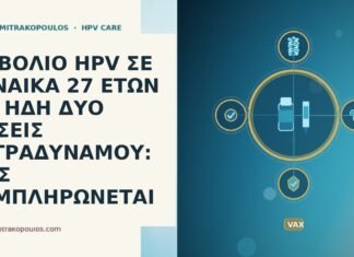 εμβολιο HPV 27 δυο δοσεις τετραδυναμου