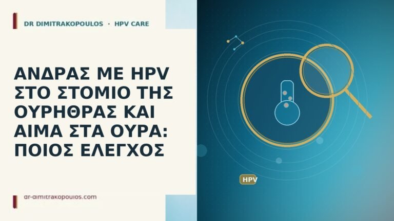 ανδρας HPV στομιο ουρηθρας αιμα ουρα