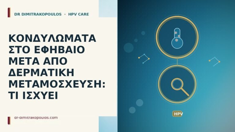 κονδυλωματα εφηβαιο δερματικη μεταμοσχευση