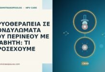 ΚΡΥΟΘΕΡΑΠΕΙΑ ΣΕ ΚΟΝΔΥΛΩΜΑΤΑ ΤΟΥ ΠΕΡΙΝΕΟΥ ΜΕ ΔΙΑΒΗΤΗ: ΤΙ ΠΡΟΣΕΧΟΥΜΕ κρυοθεραπεια περινεο διαβητης επολωση