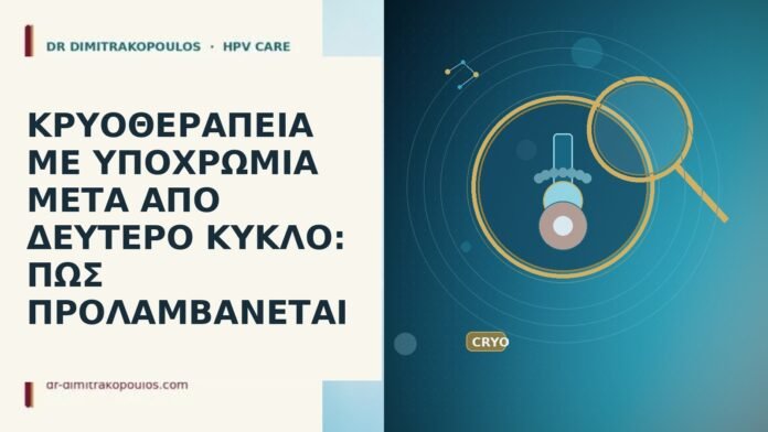 ΚΡΥΟΘΕΡΑΠΕΙΑ ΜΕ ΥΠΟΧΡΩΜΙΑ ΜΕΤΑ ΑΠΟ ΔΕΥΤΕΡΟ ΚΥΚΛΟ: ΠΩΣ ΠΡΟΛΑΜΒΑΝΕΤΑΙ κρυοθεραπεια υποχρωμια δευτερος κυκλος
